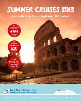 Summer Cruises 2013