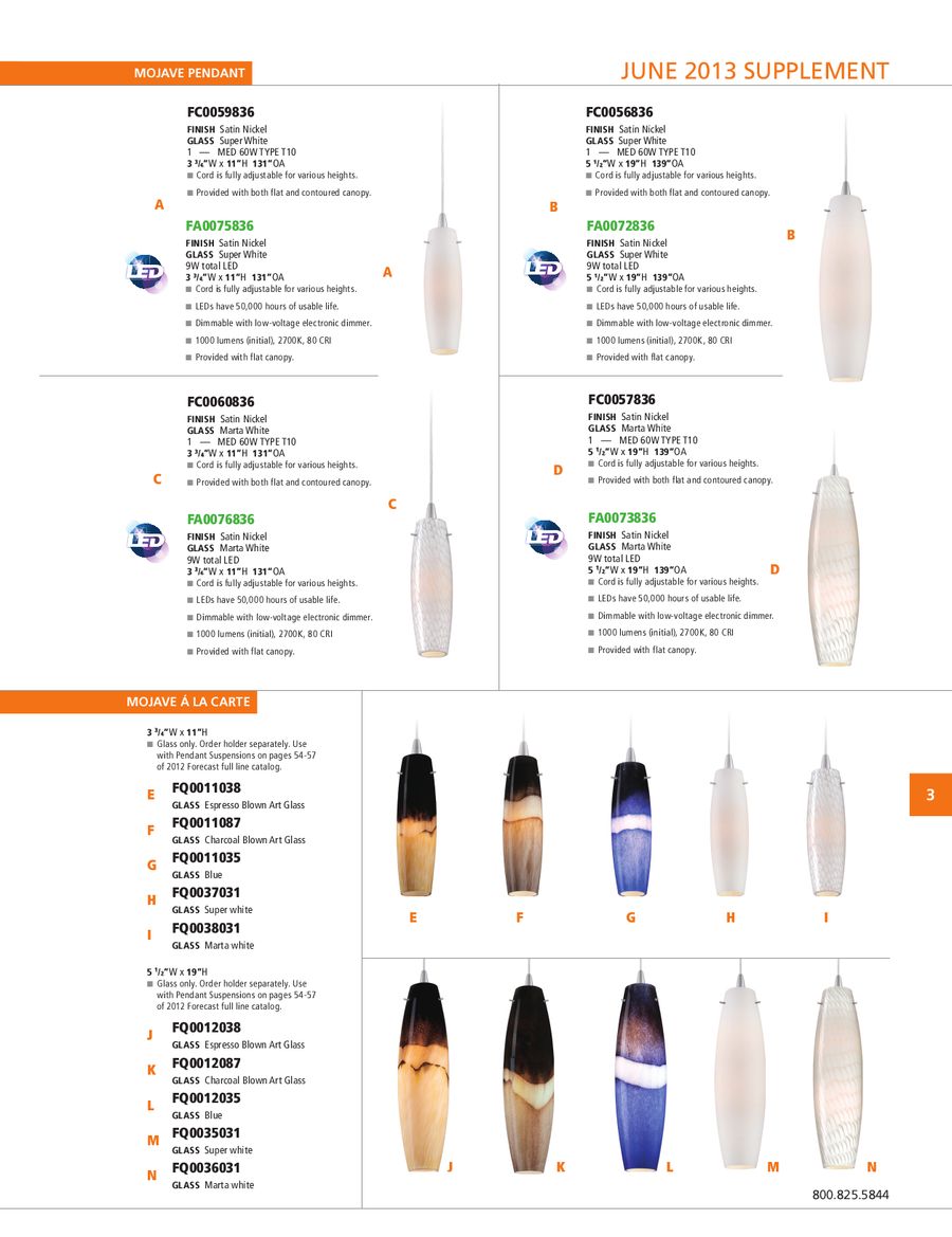 lighting 2013 catalog supplement by forecast lighting