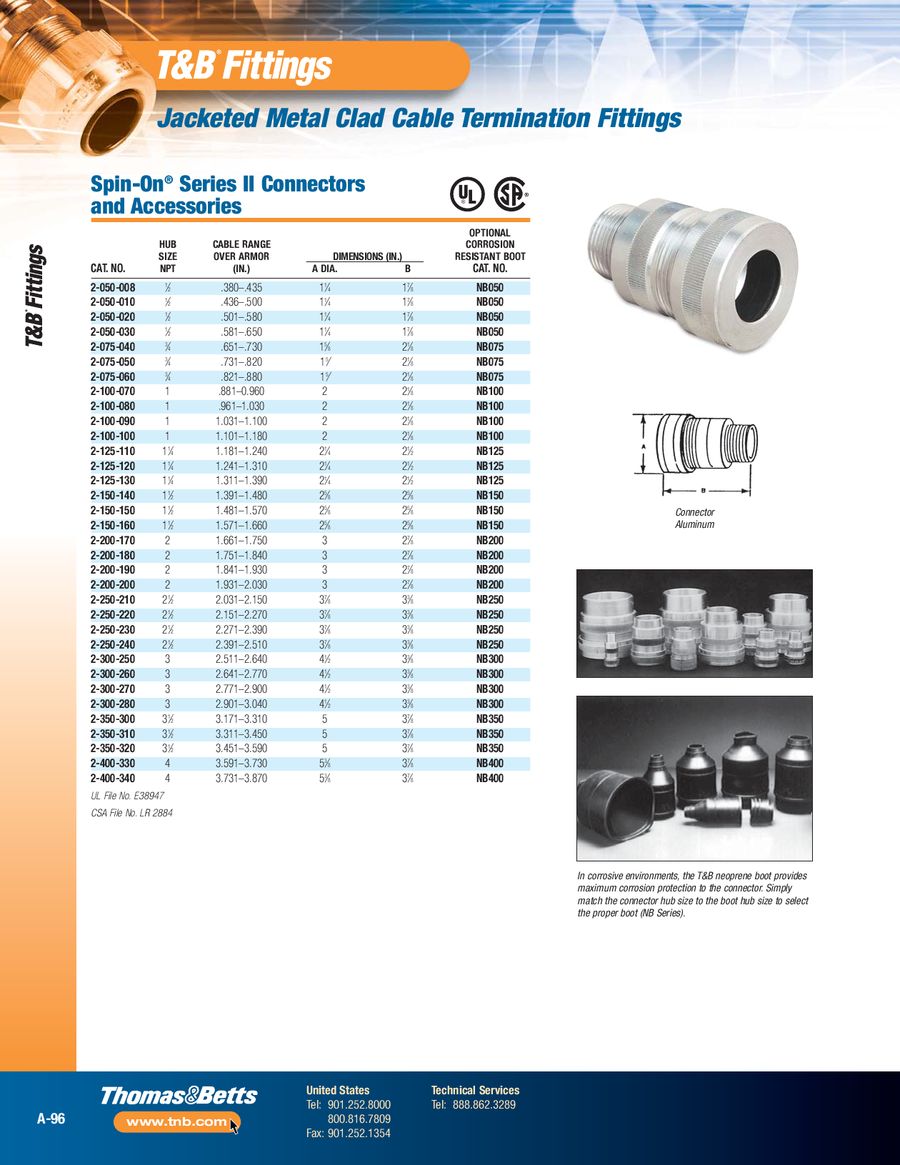 Star Teck Connector Size Chart