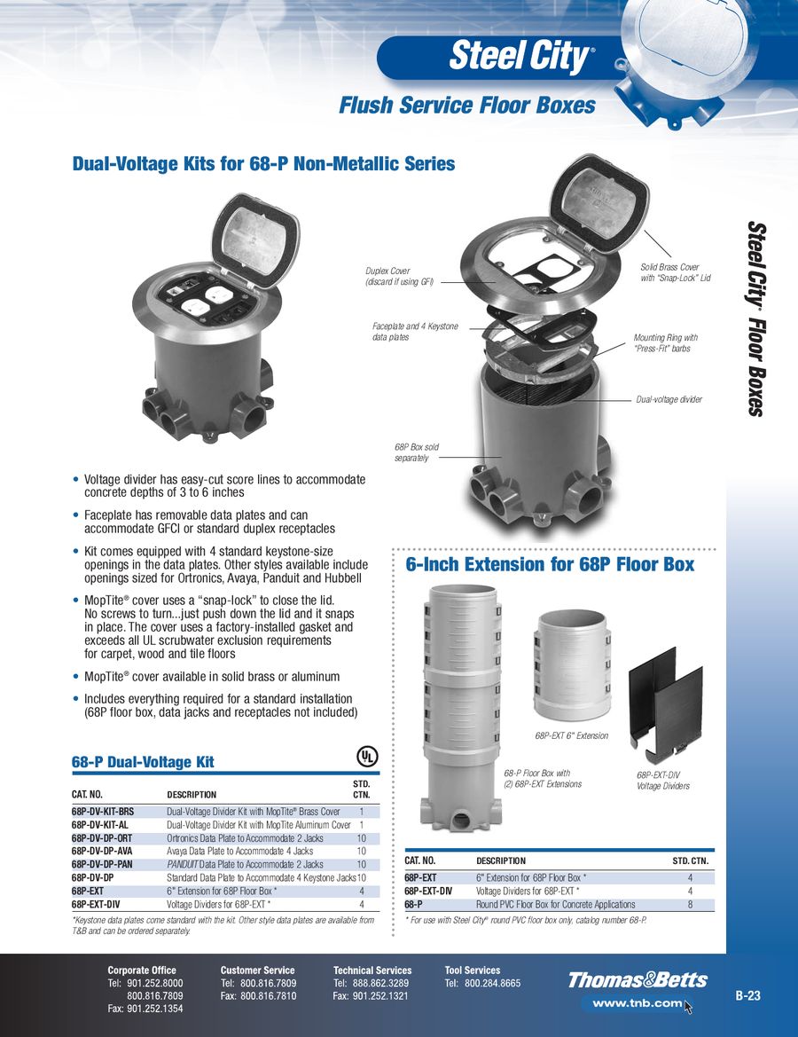 Page 21 Of Steel City Carlon Floor Boxes