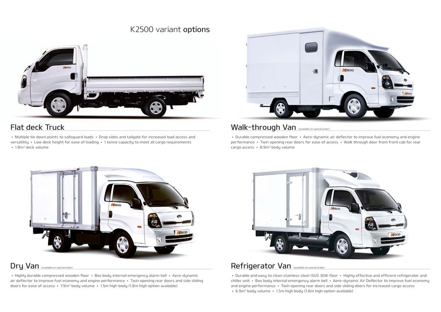 kia refrigerated van