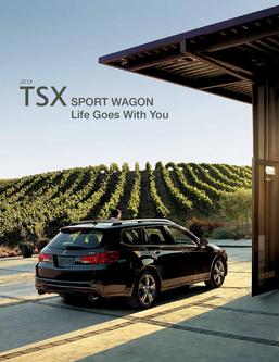 2013 Acura TSX Wagon Fact Sheet