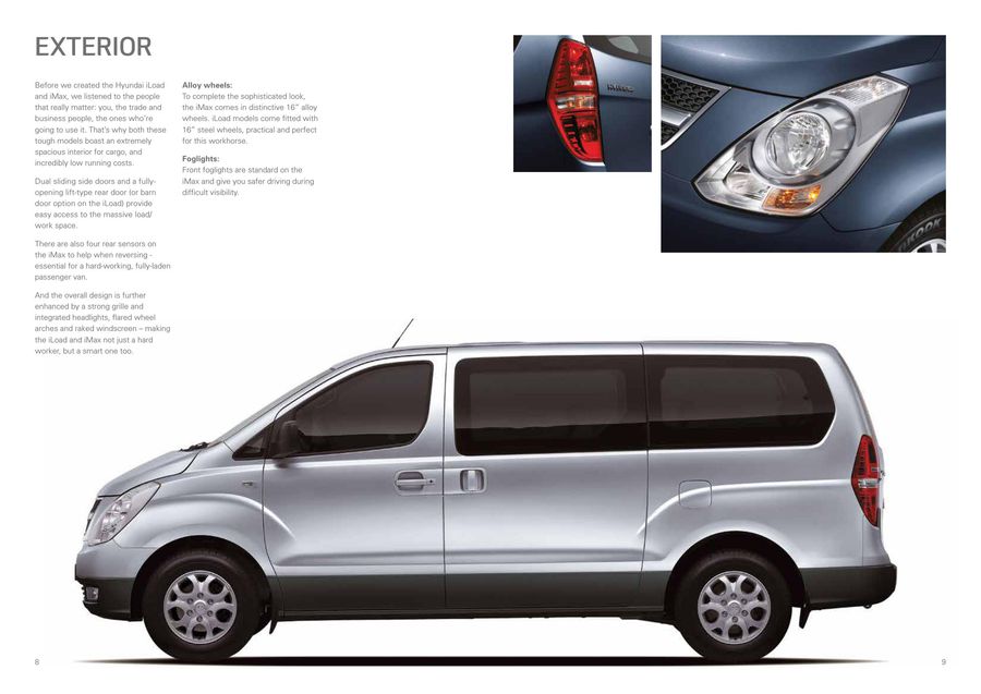 Hyundai Iload 2dr Van 02 08on Rhino Rack Roof Racks 3 Bars Roof Rack World