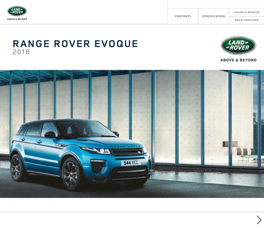 2018 1 Range Rover Evoque By Land Rover Usa