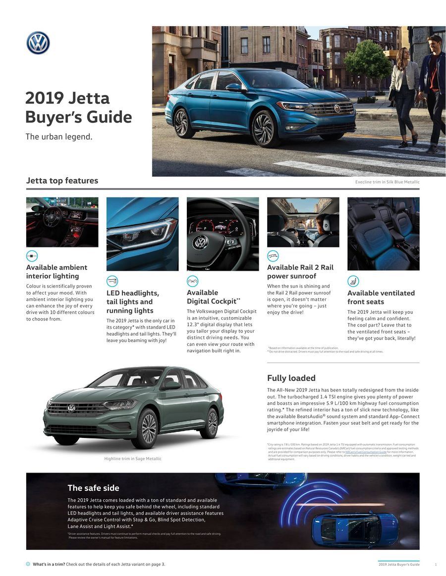 2019 Jetta By Volkswagen Canada