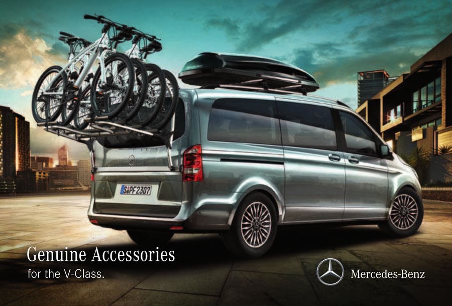 mercedes v class bike rack