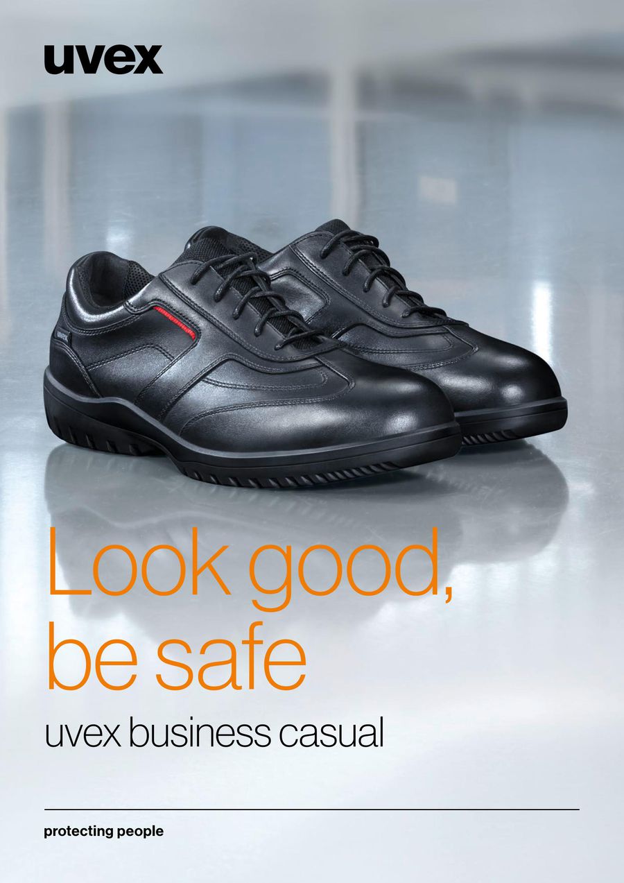 uvex business casual safety shoes