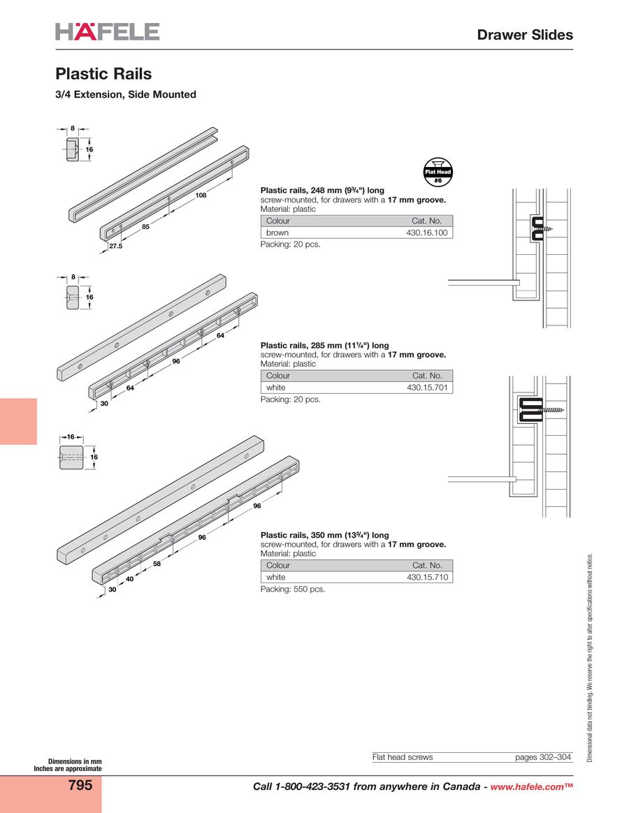 Drawer Slides 2015 By Hafele Canada