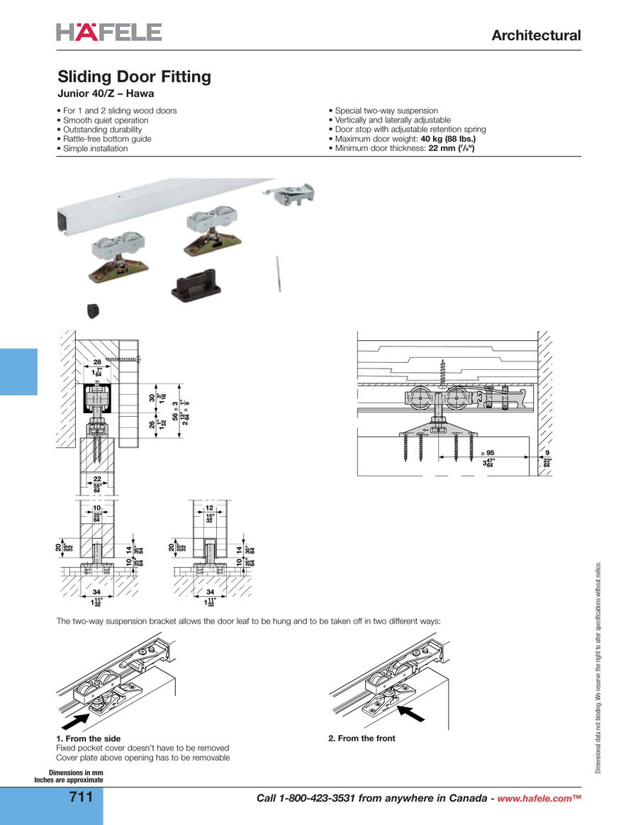 Architectural 15 By Hafele Canada