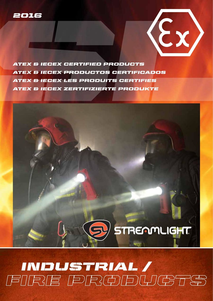 2016 Atex Industrial Fire Catalog By Streamlight