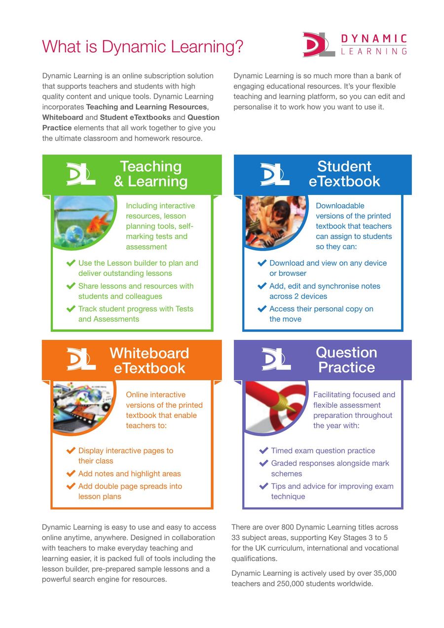 Dynamic Learning 2015 By Hodder Education