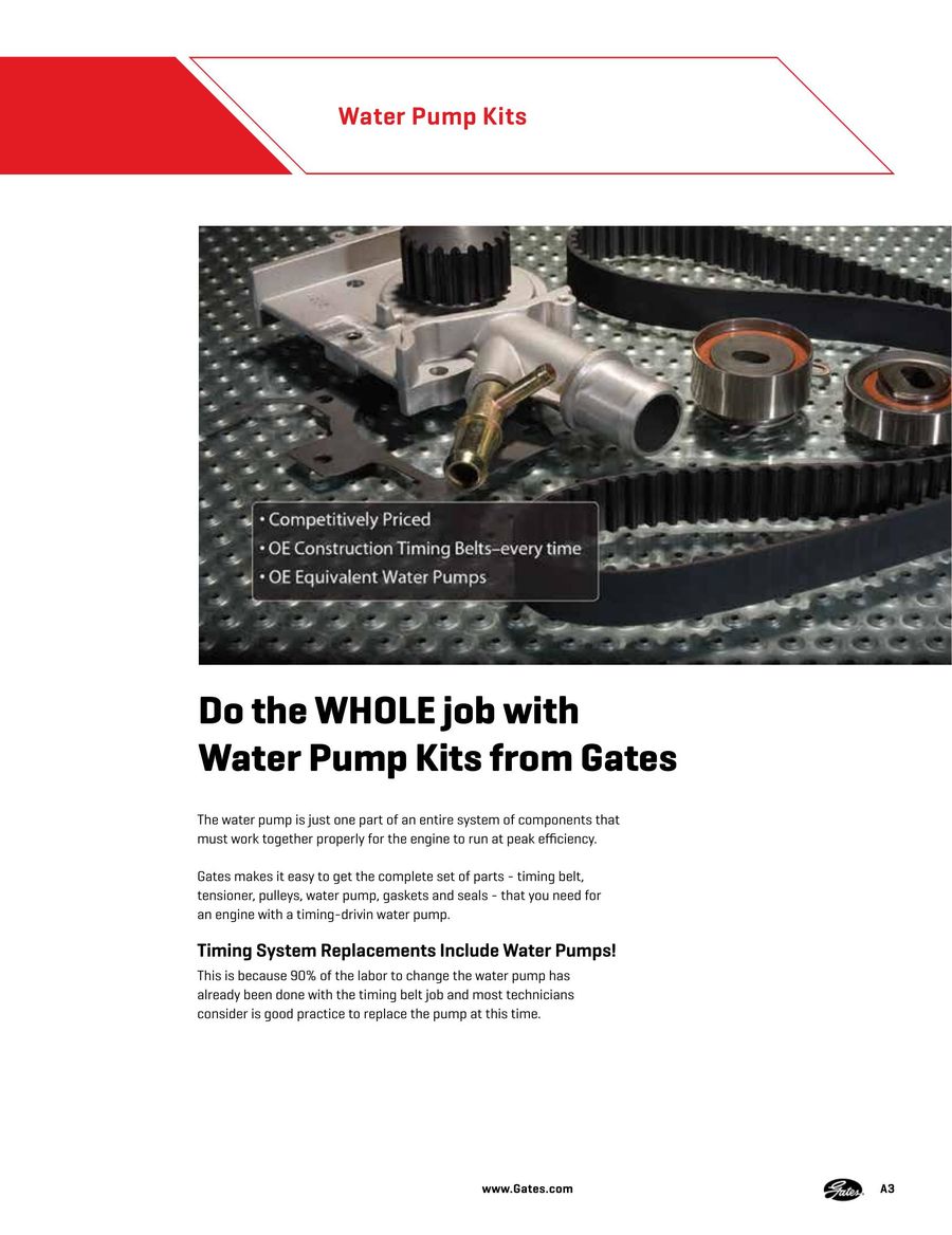 Gates 44005 Water Pump