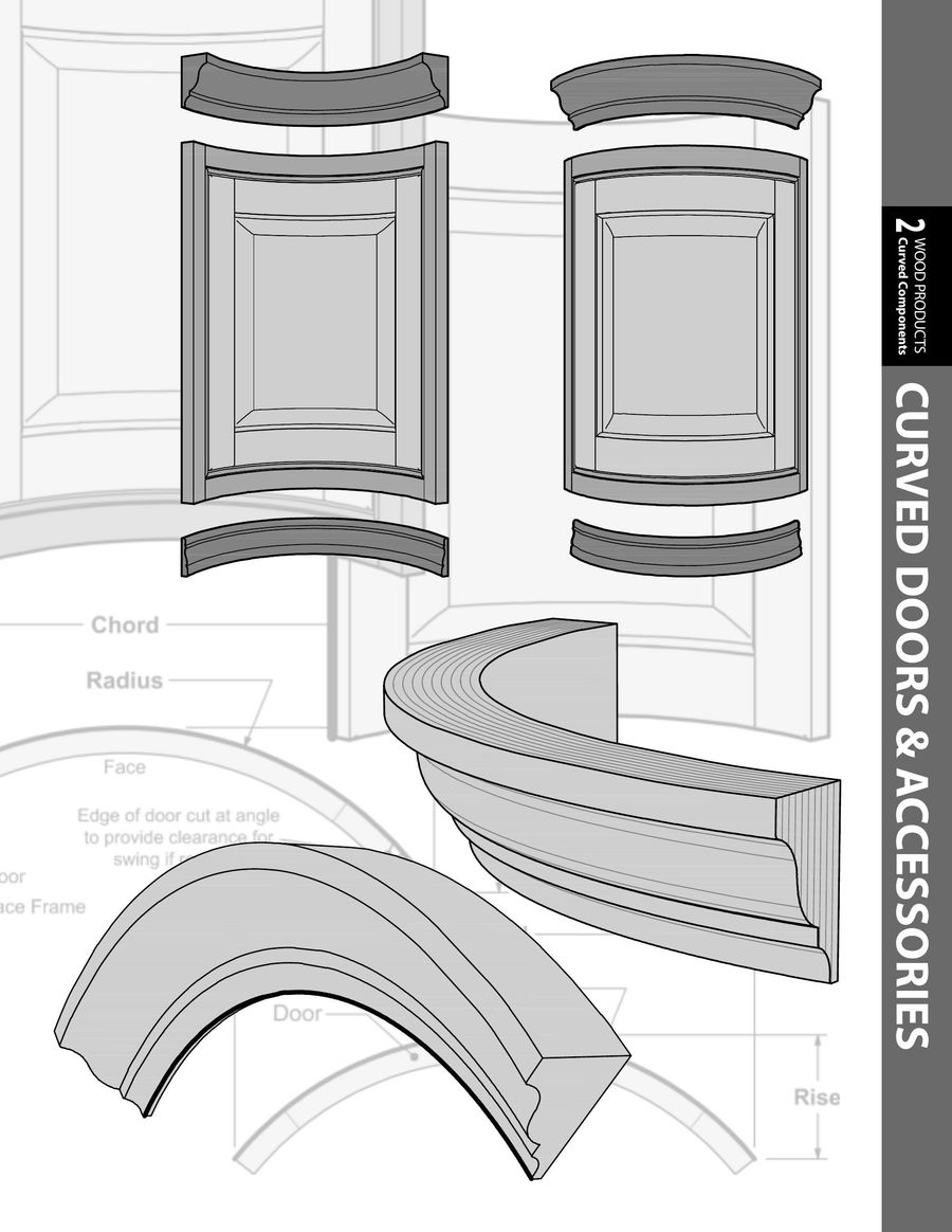 Curved Cabinet Doors Components 2016 By Elias Woodwork