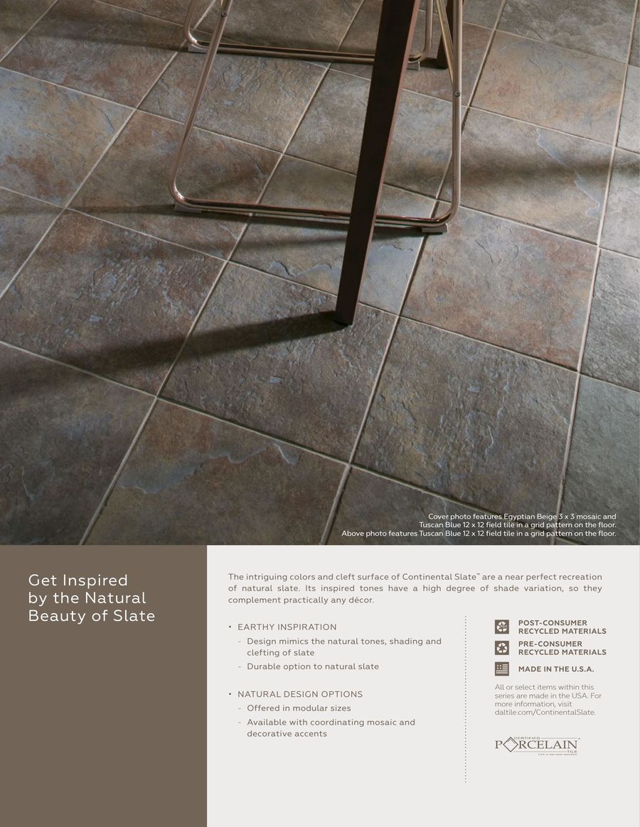 Continental Slate 2018 By Daltile