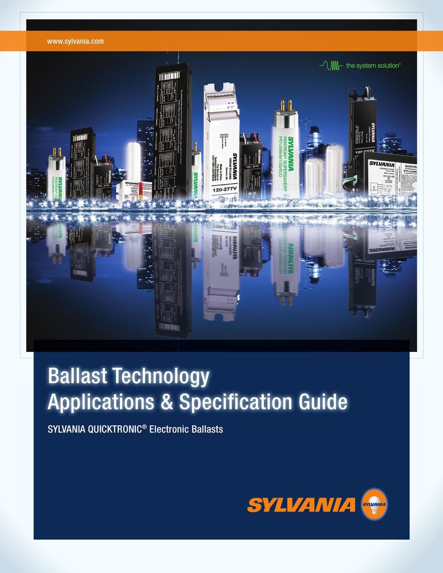 Sylvania Ballast Cross Reference Chart