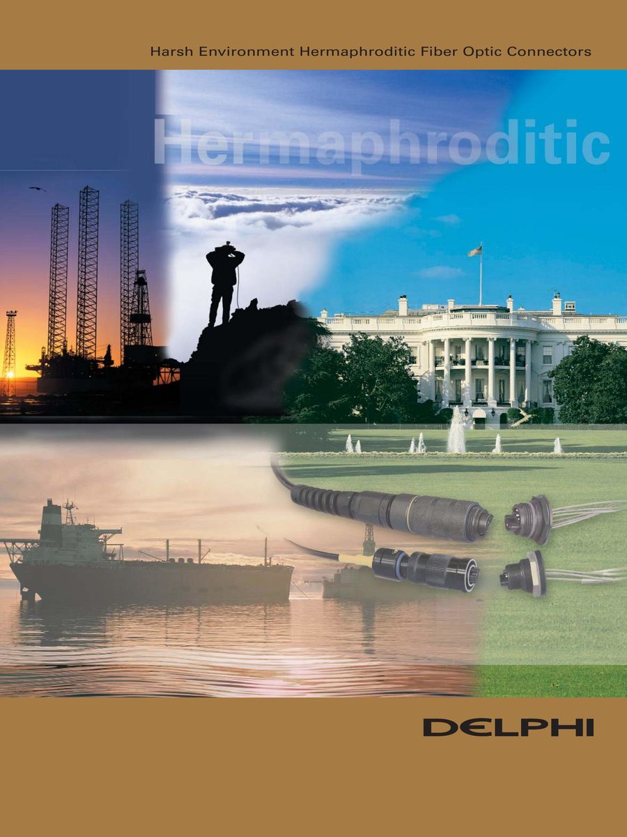Harsh Environment Hermaphroditic Fiber Optic Connectors 16 By Delphi Automotive