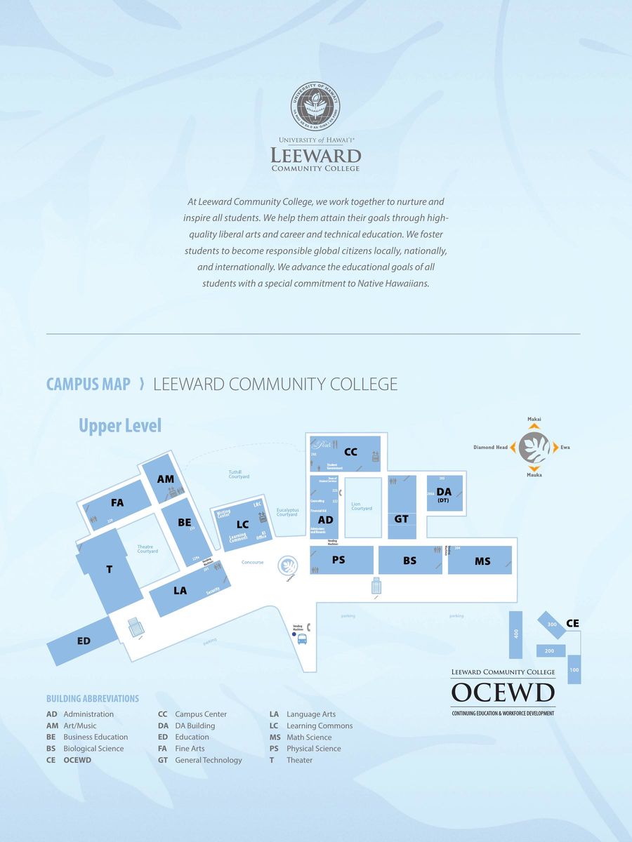 Ocewd 2016 Course Catalog May August By Leeward Community College
