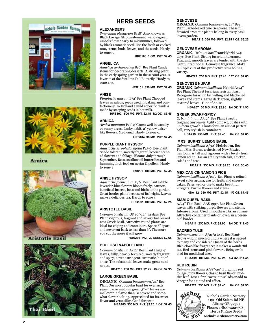 Page 5 Of Fine Seeds And Herbs 2016