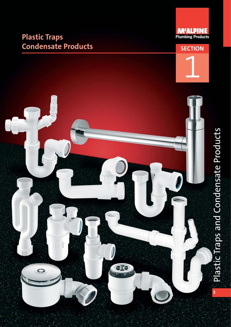 McAlpine 50mm Shower Trap with Universal Outlet STW495 Traps