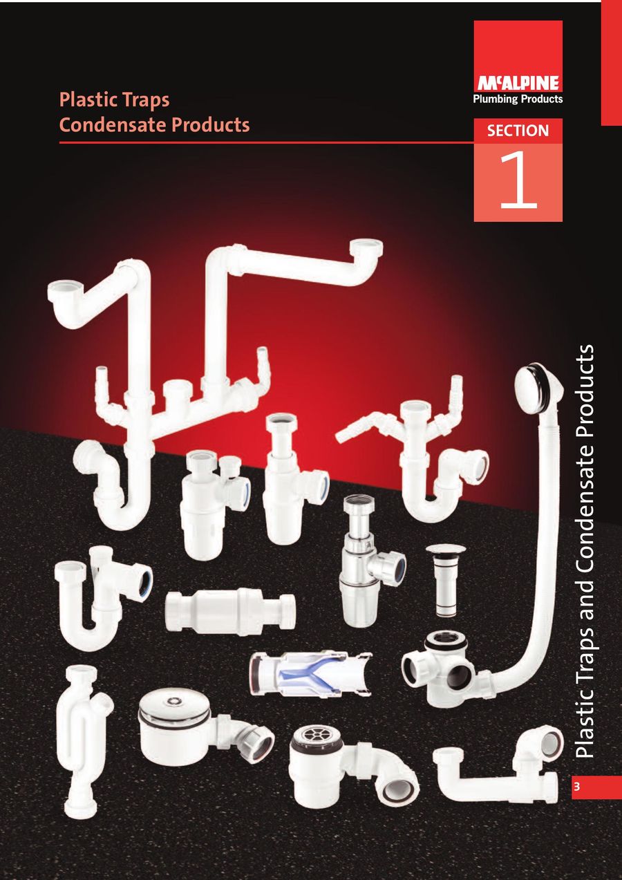 McAlpine 50mm Shower Trap with Universal Outlet STW495 Traps