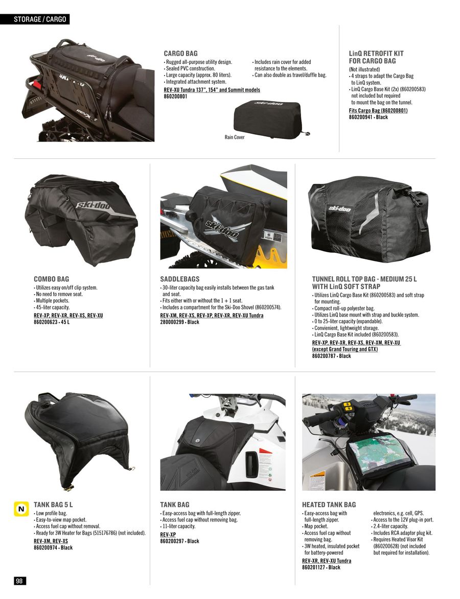 ski doo gear bag