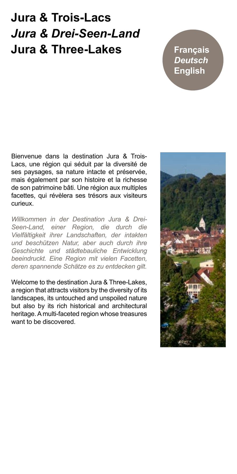 Delemont Porrentruy St Ursanne On Foot 2017 By Jura Tourisme