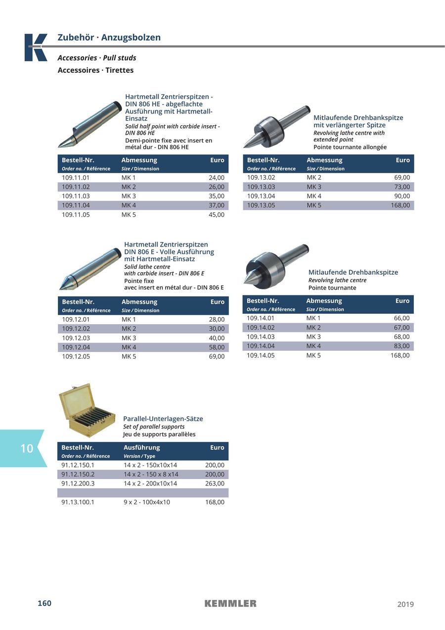 Kemmler Spannfutter Zylinderschaft ER32-2//20-150 Ø = 32