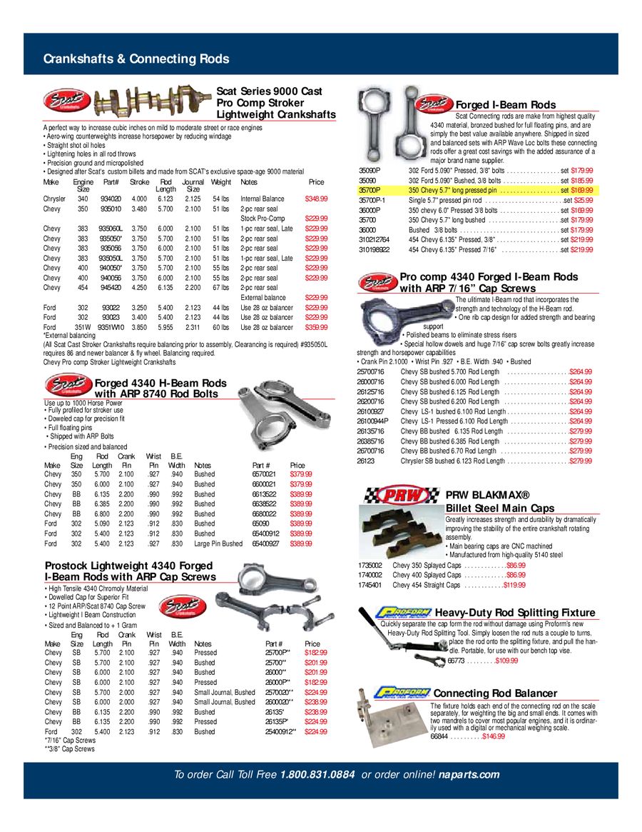 89-91 Ford Ranger 2.3L Piston Bearing Cap /& Nuts -Complete Running OEM 1 Rod