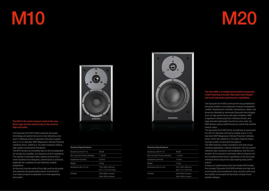 dynaudio emit m10 specs