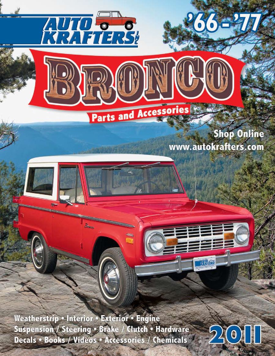 66 77 Early Ford Bronco Parts And Accessories 2011 Part 1 By