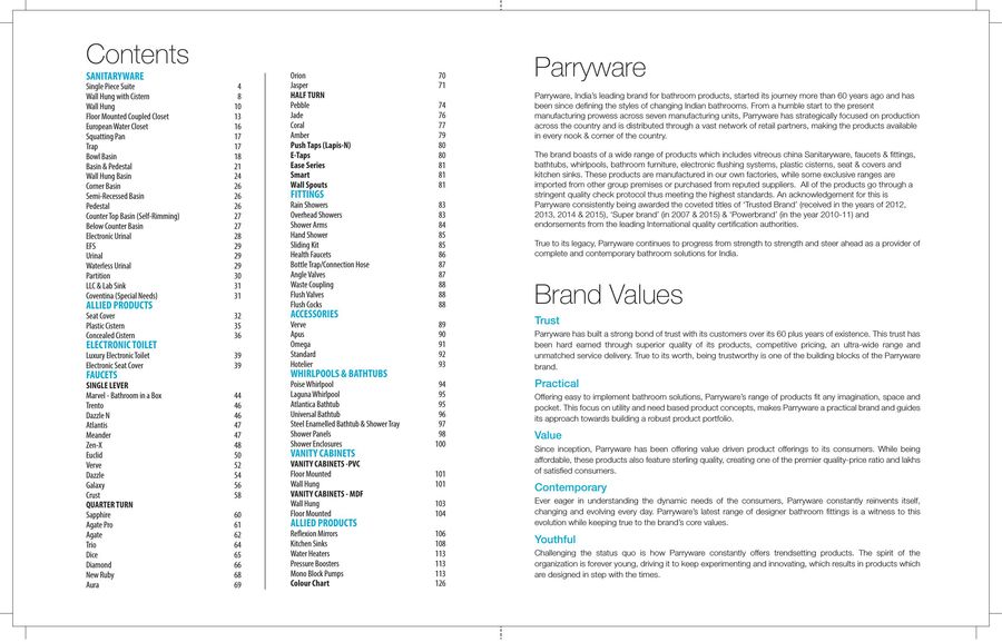 Price List Aug 2017 By Parryware