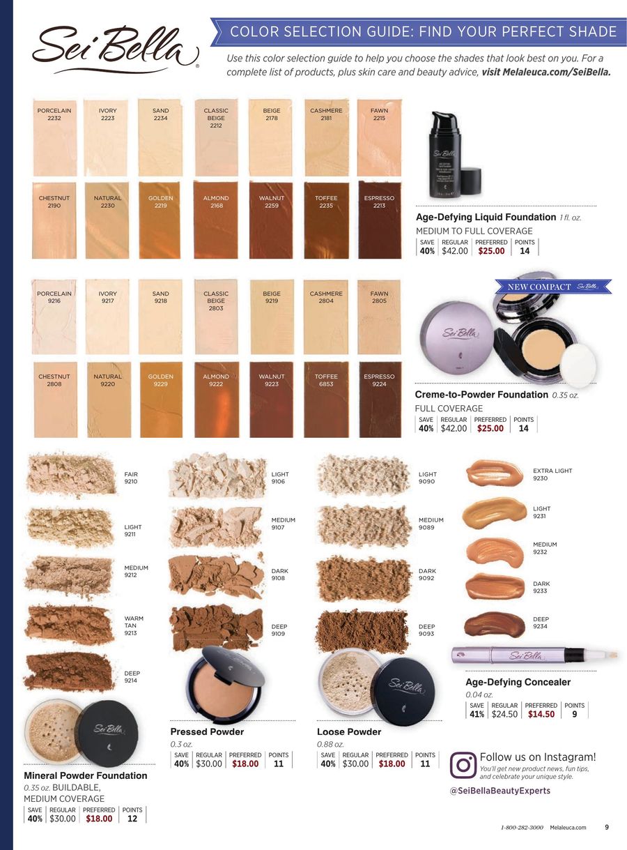 sei bella liquid foundation