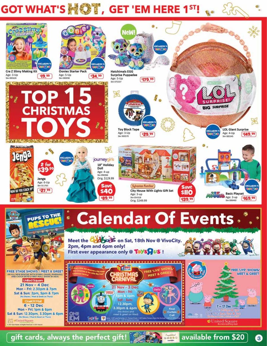 toys r us christmas catalog 2018