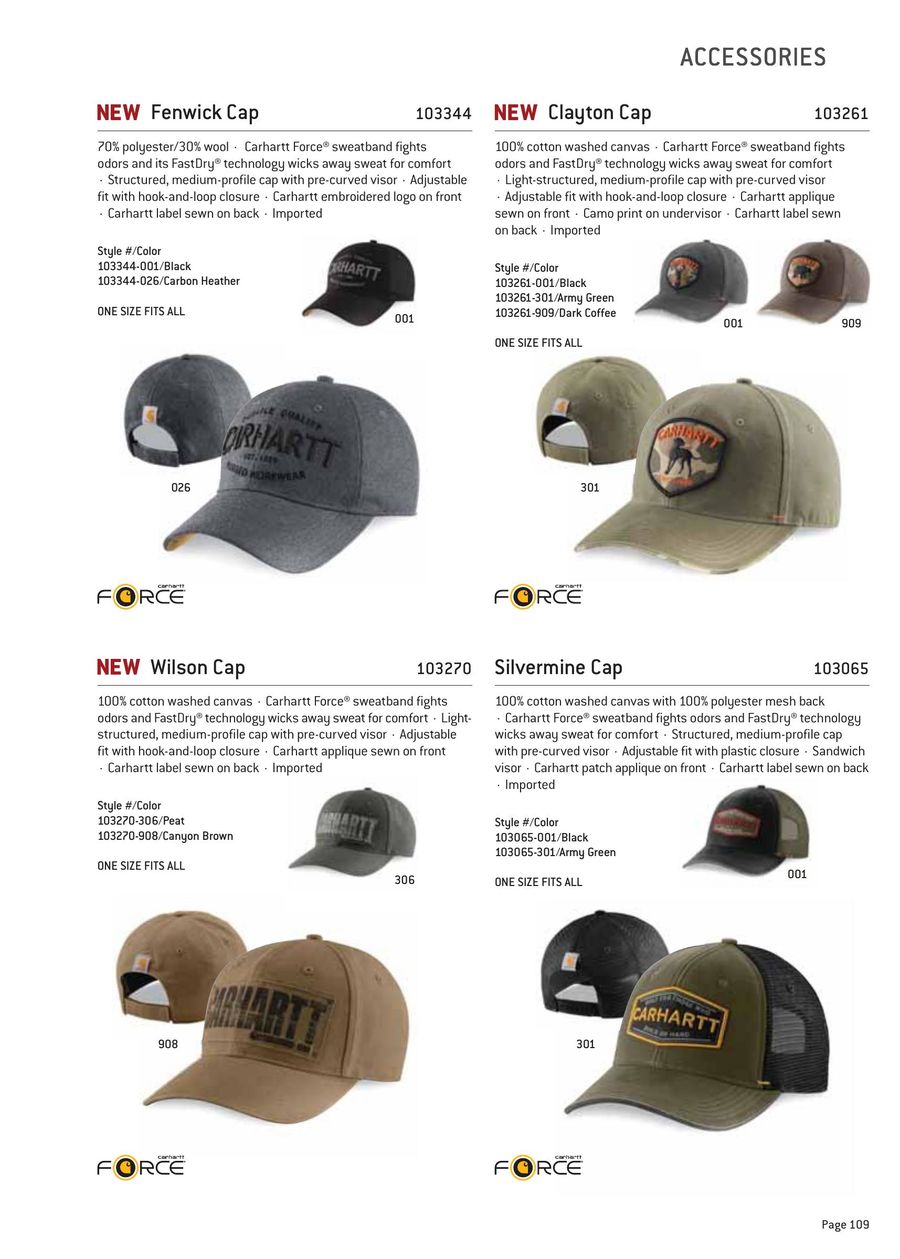 carhartt silvermine cap