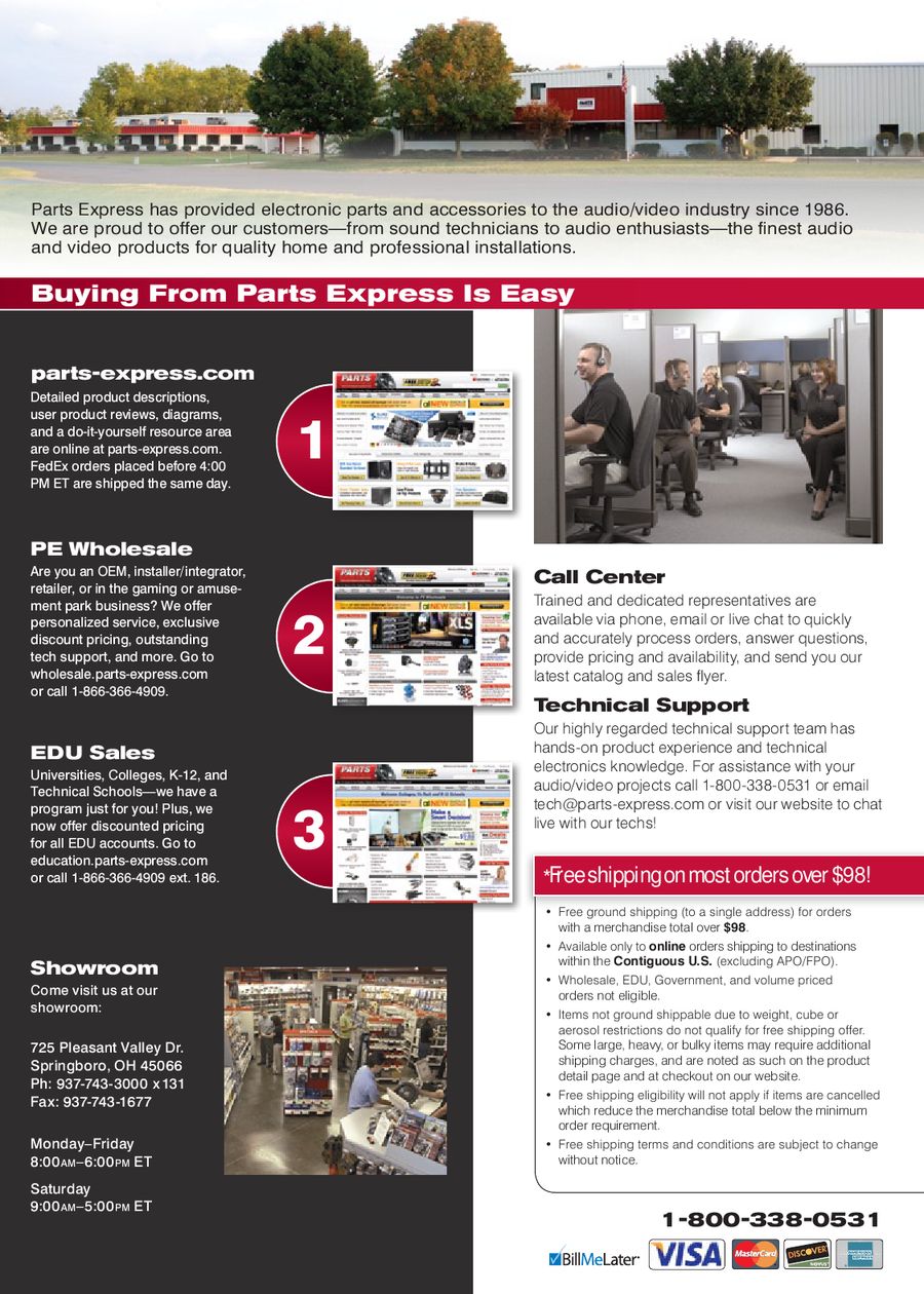 speaker building parts