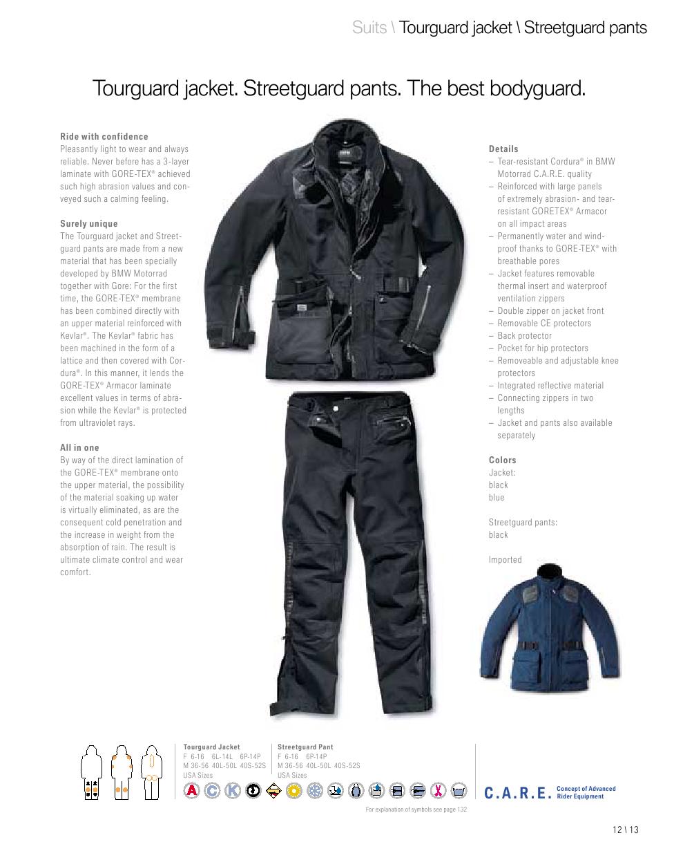 BMW TOURGUARD GORETEX Pro Shell MOTORCYCLE JACKET UK 42 EU 52 black eBay