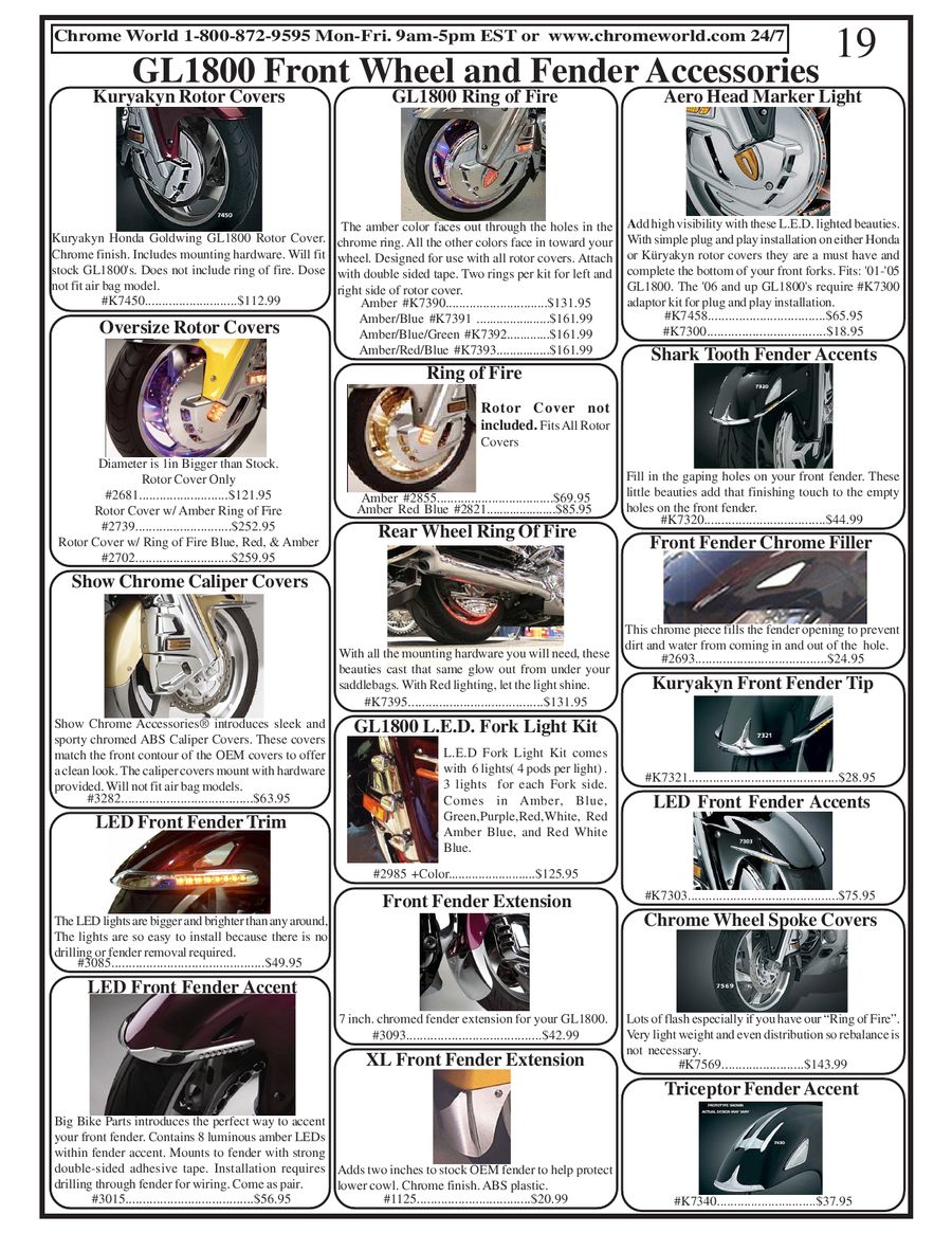 Honda goldwing parts catalog #5