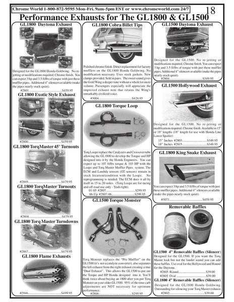 Honda goldwing 1500 parts and accessories #7