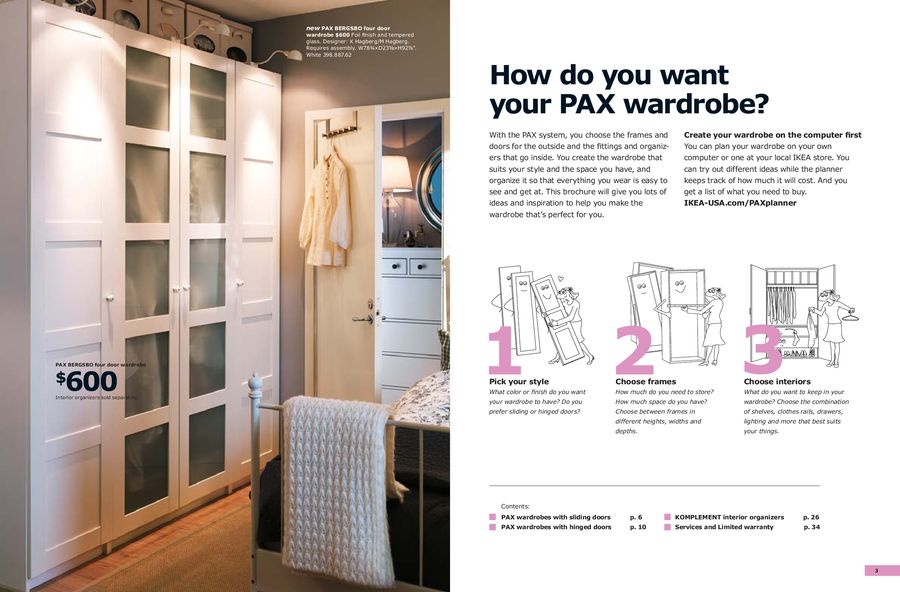 Pax Wardrobes 2011 By Ikea
