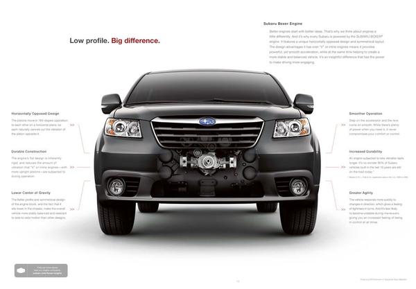 Subaru Tribeca 2011. Page 7 of 2011 Subaru Tribeca