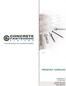 Concrete Fasteners Catalog